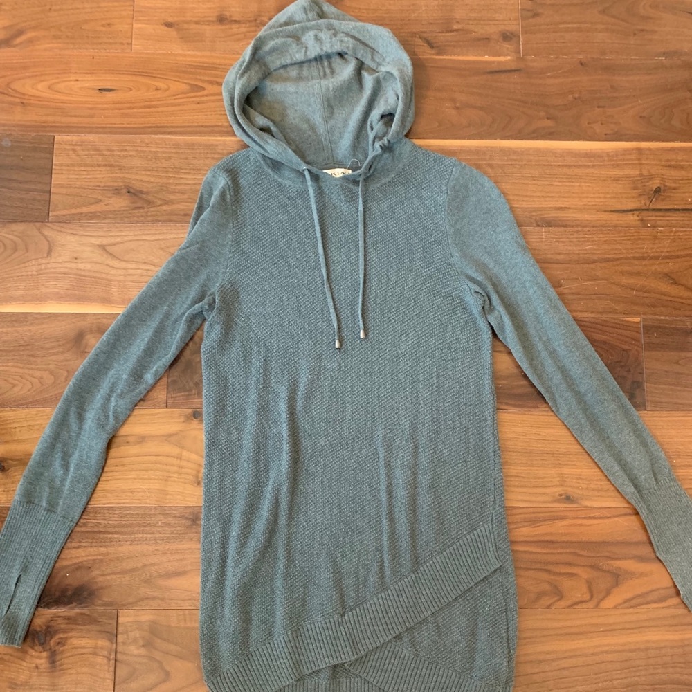 Hooded sweater dress